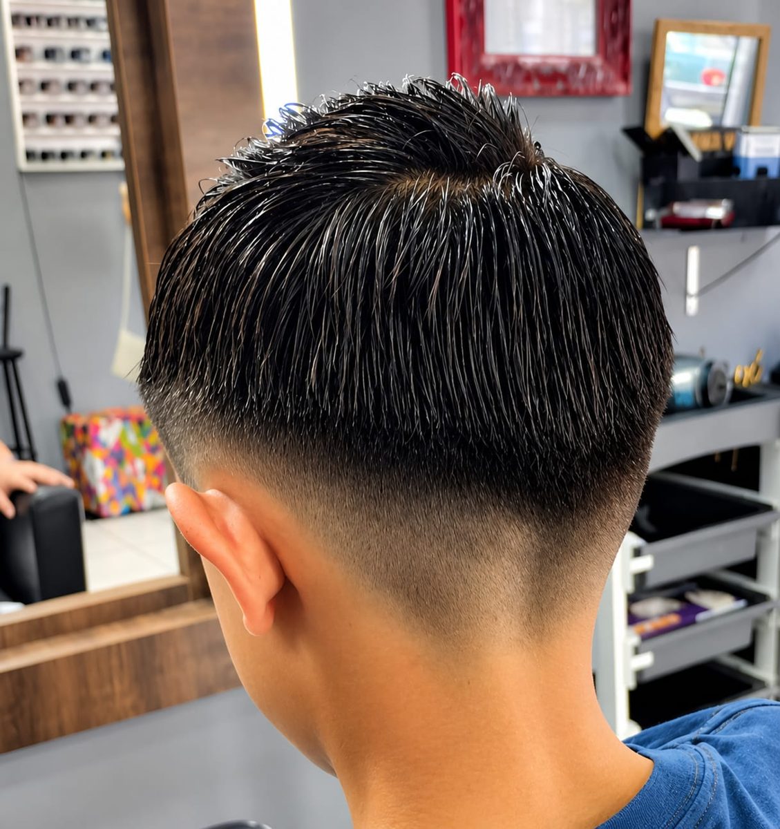 Corte com degradê baixo